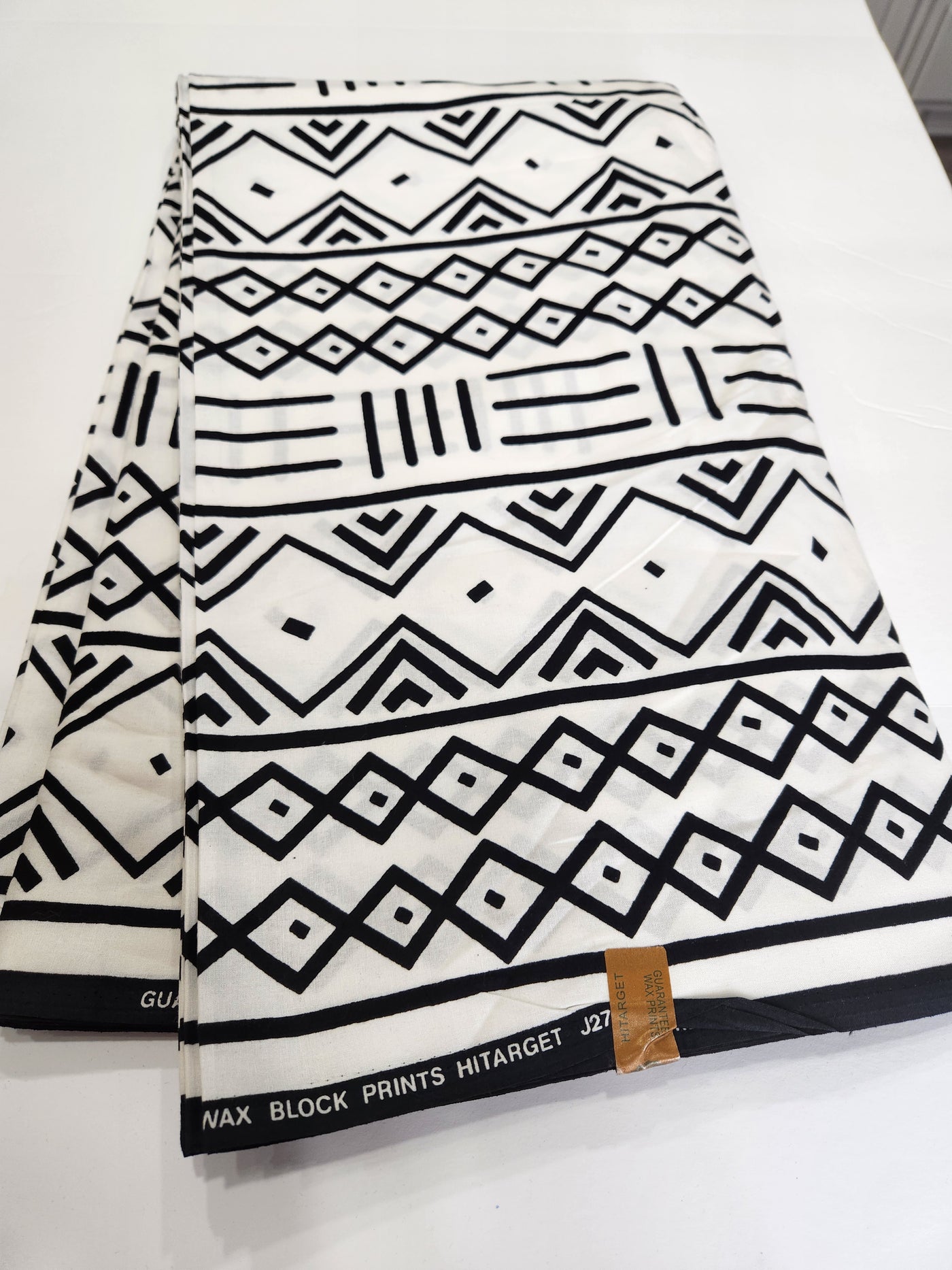 Monochrome Black and White Ankara Fabric
