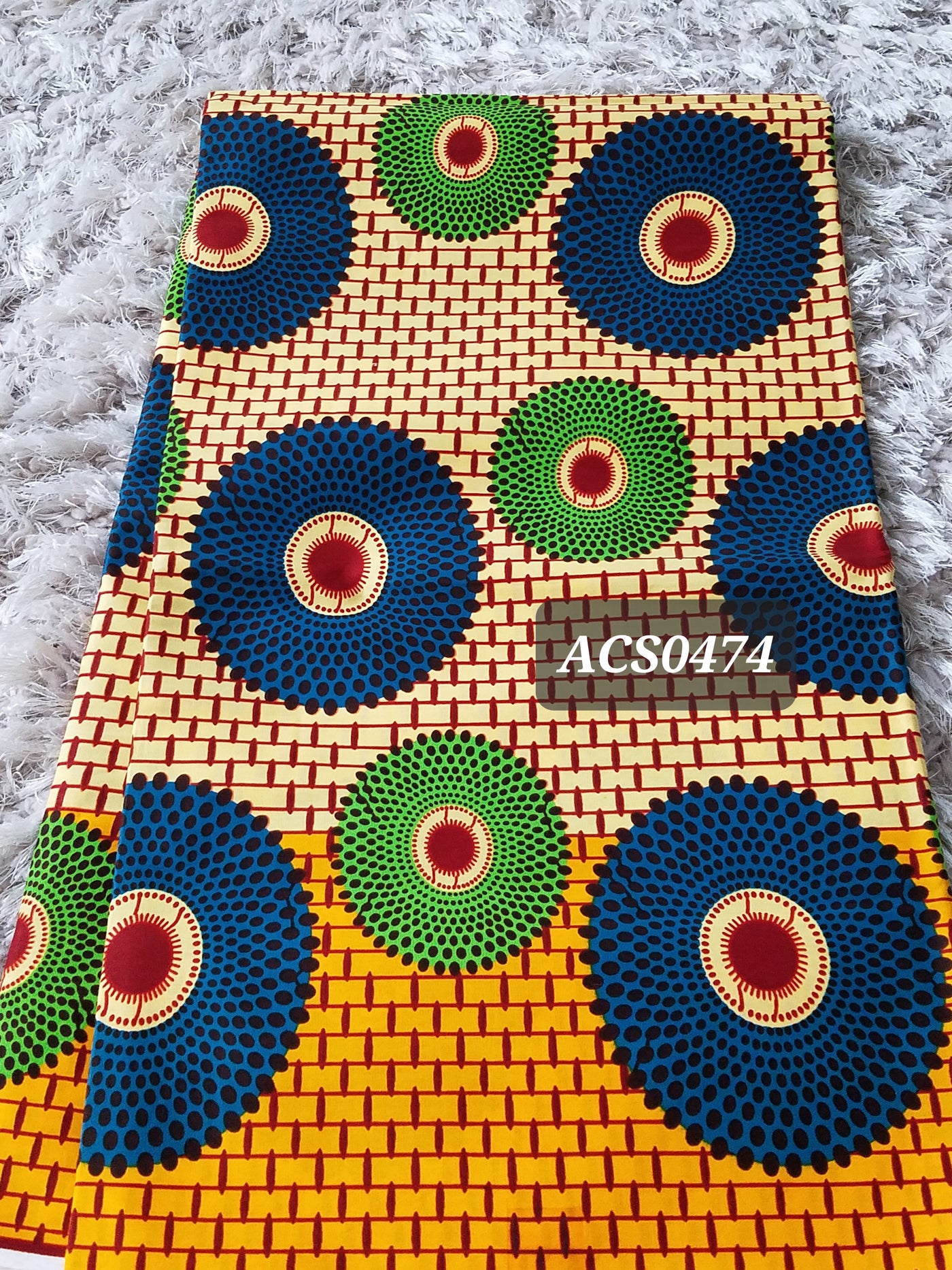 Ankara Print Fabric, ACS0474