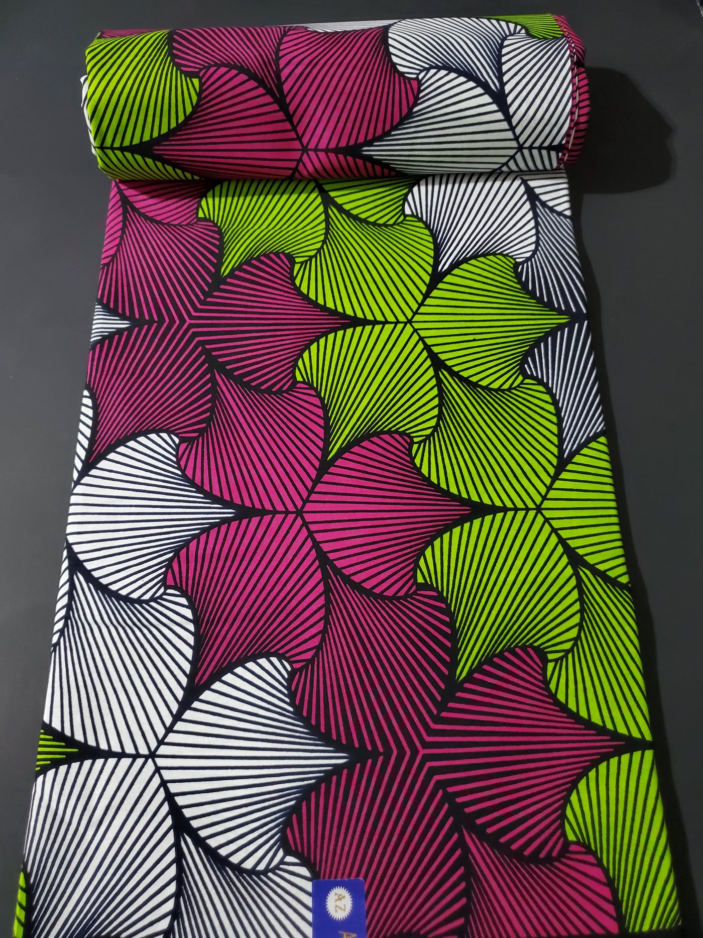 Green and Pink Ankara Fabric, ACS0380