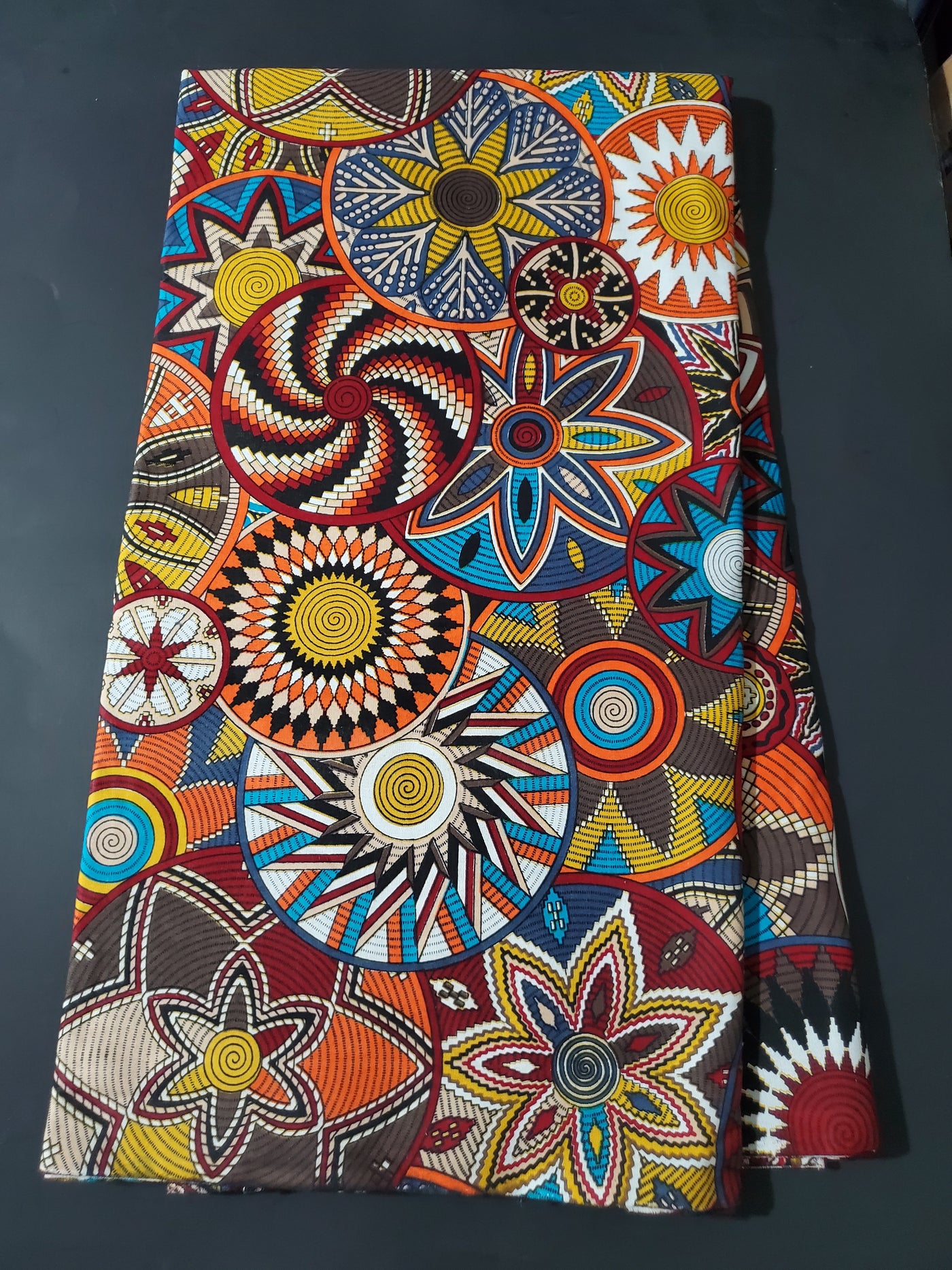 Multicolor African Print Ankara Fabric