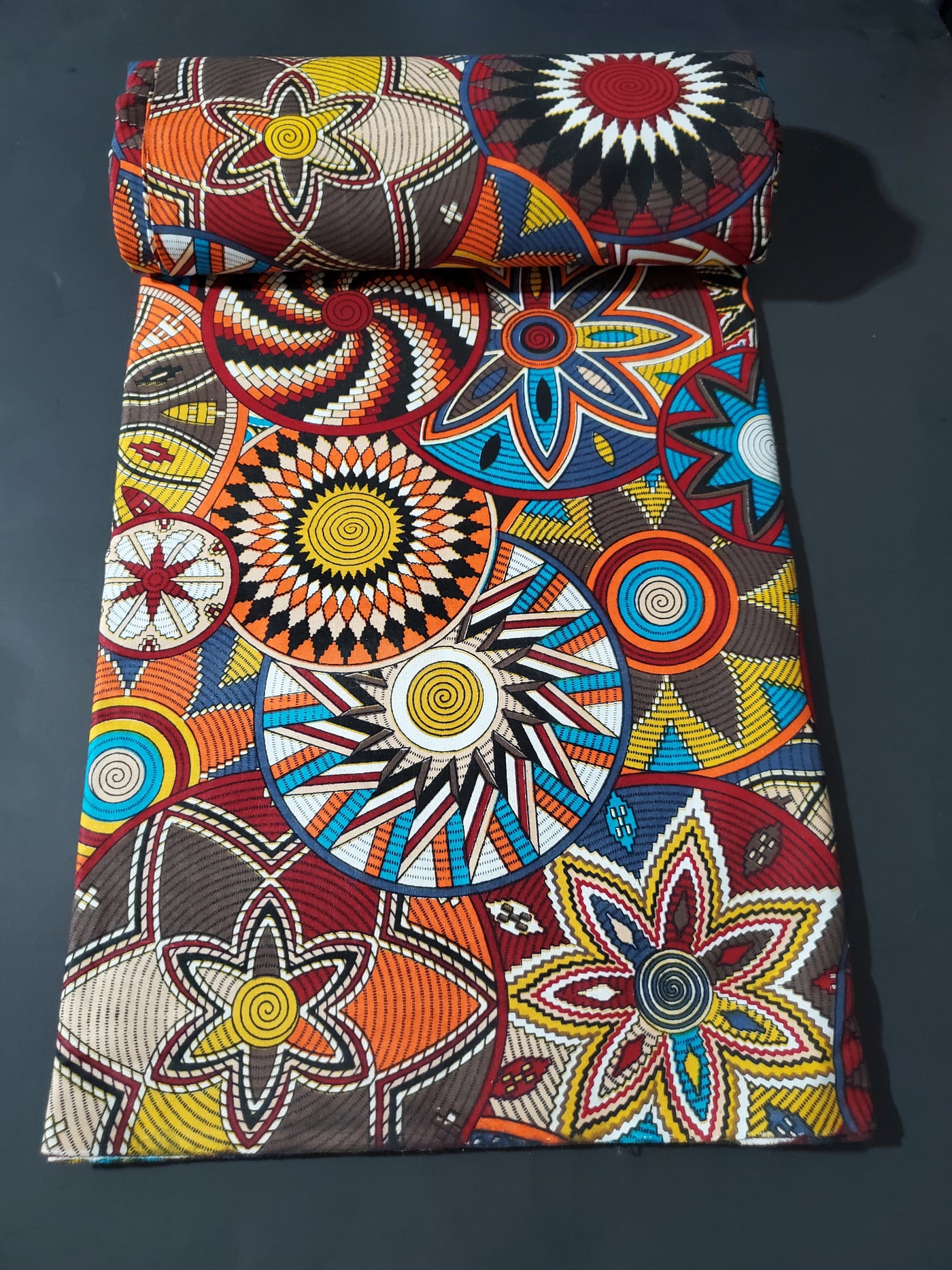 Multicolor African Print Ankara Fabric