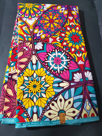 Luxury Multicolor African Ankara Fabric