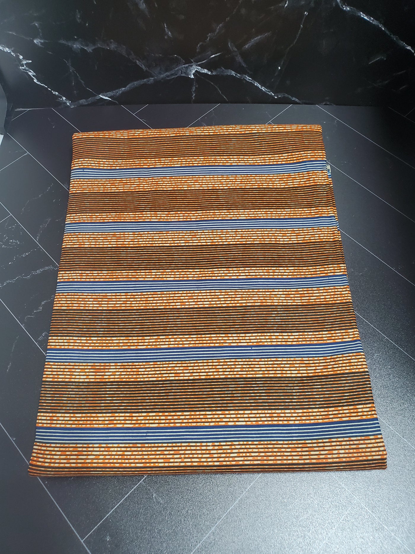 Brown and Gray Multicolor African Ankara Fabric