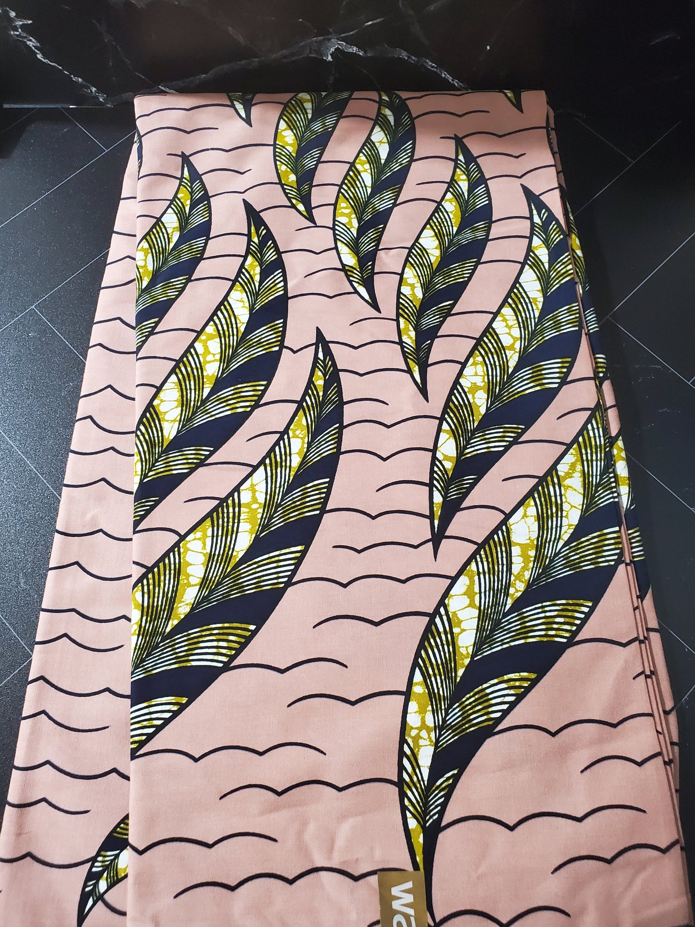 Brown and Black Multicolor African Ankara Fabric
