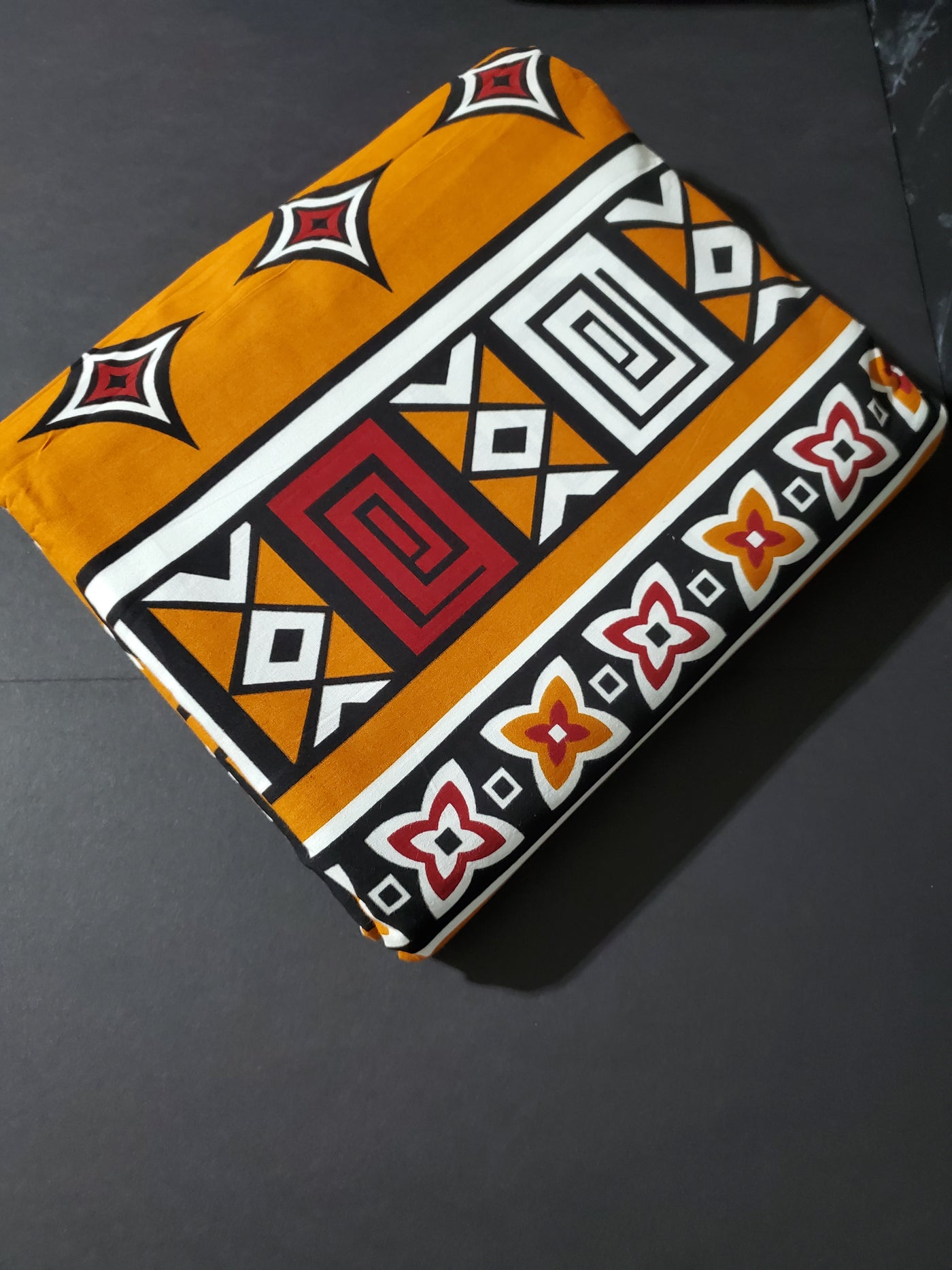 Brown Tribal Multicolor African Ankara Fabric