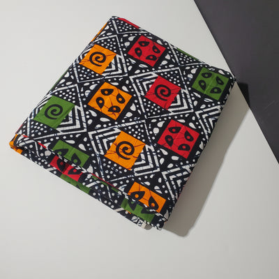 Black Tribal African Ankara Fabric