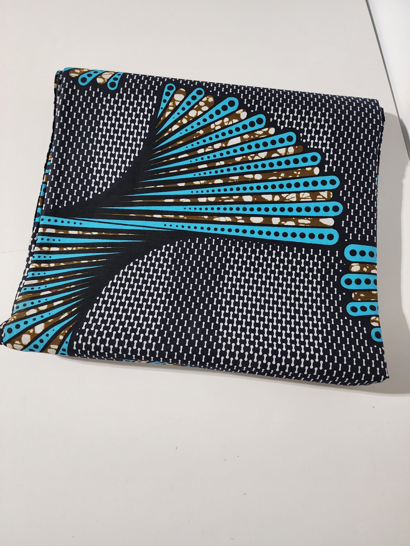 NavyBlue Ankara Print Fabric, ACS0035