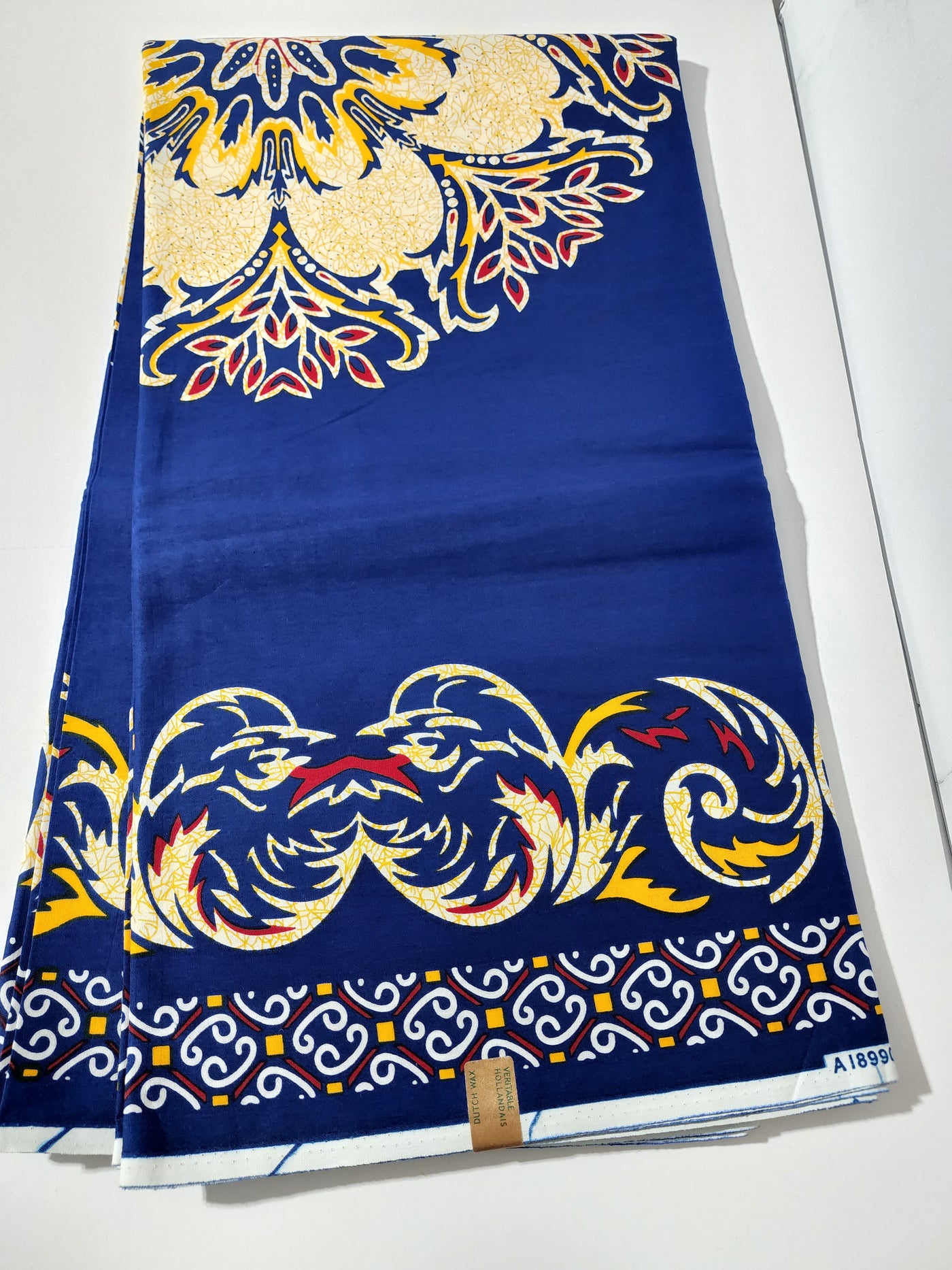 Blue African Ankara Fabric, ACS0037