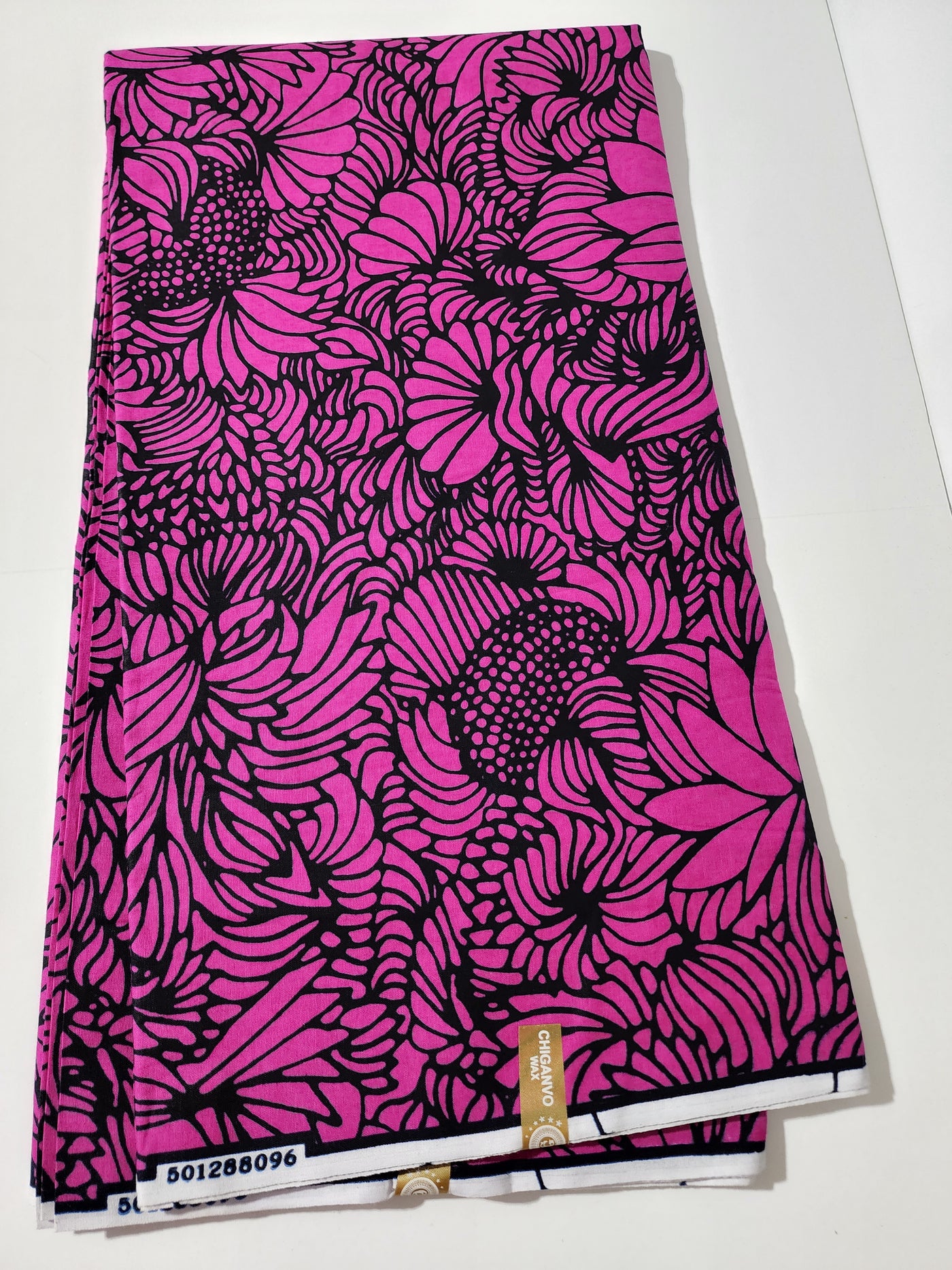 Magenta Ankara Print Fabric, ACS0094