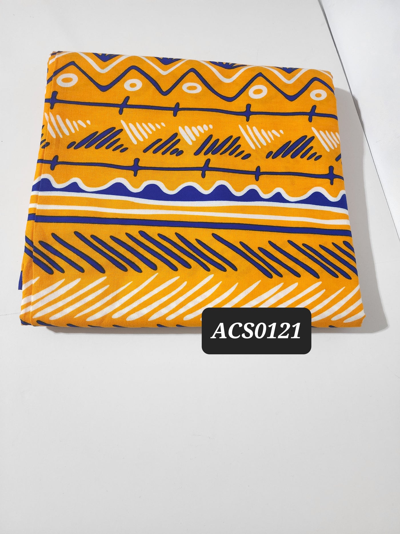 Orange Ankara Tribal Fabric, ACS0121