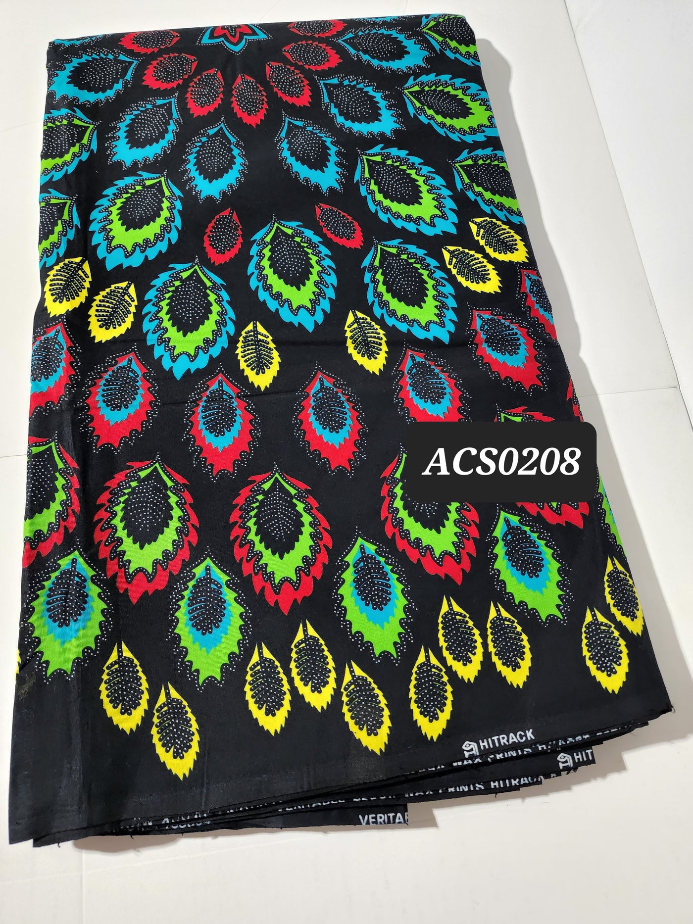 Black and Blue Ankara Fabric, ACS0208