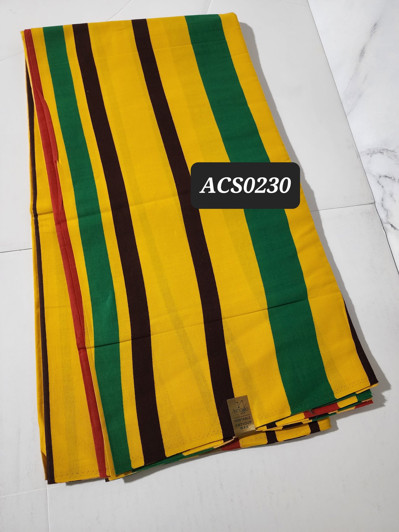 Stipped Solid Ankara Fabric, ACS0230