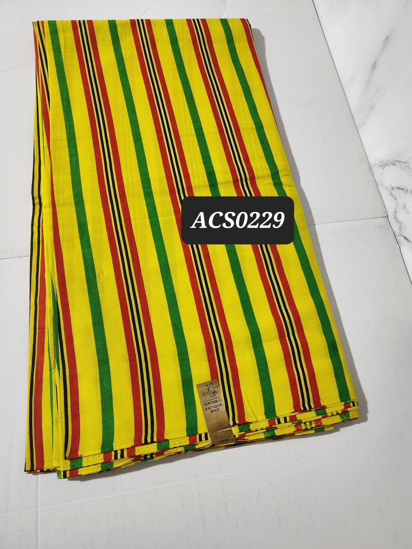 Stipped Solid Ankara Fabric, ACS0229