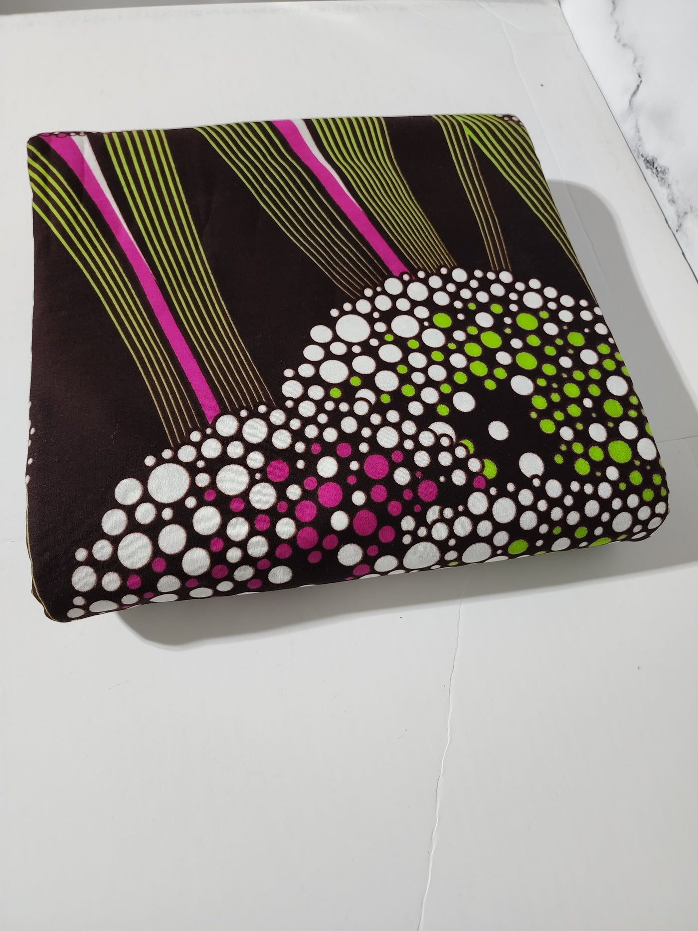 Pink and Green Ankara Fabric, ACS0255