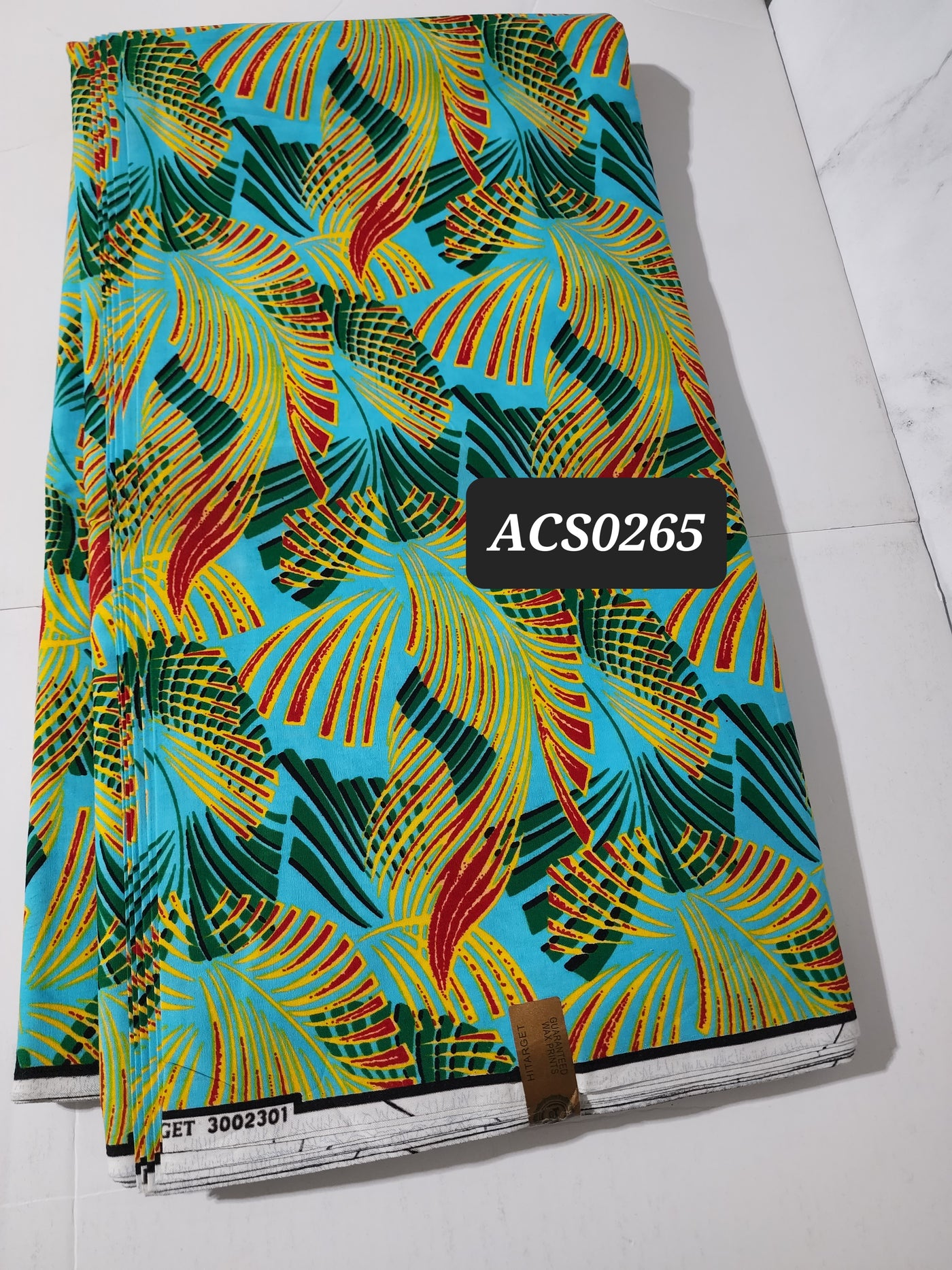 Green Ankara Fabric, ACS0265