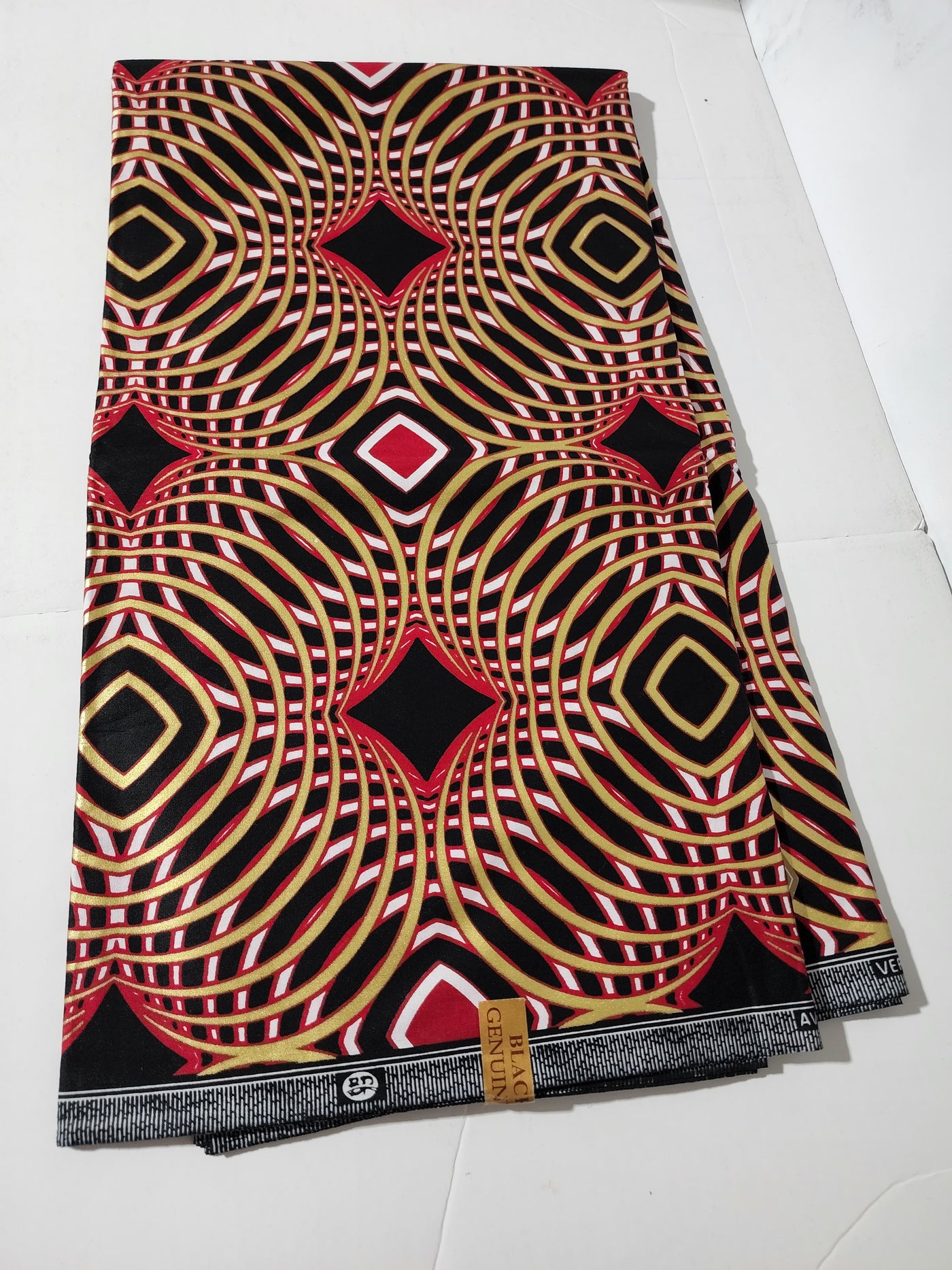 Java Gold Ankara Fabric, ACS0307