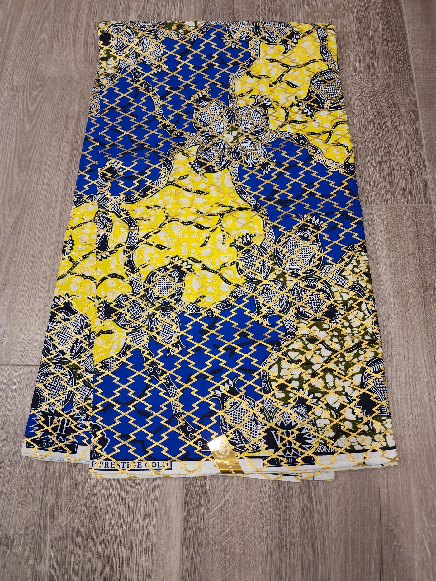 Java Gold Ankara Fabric