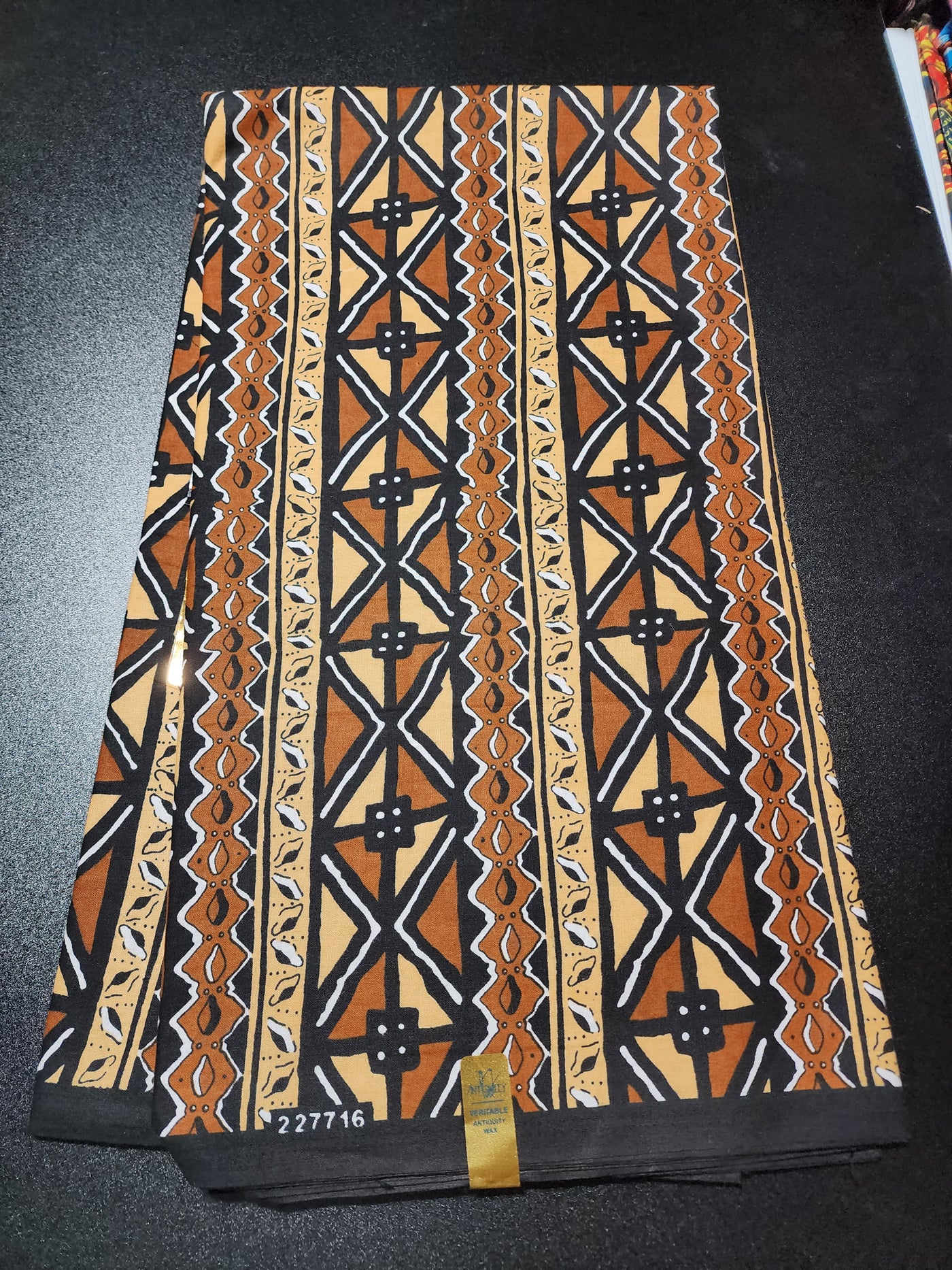 Brown Tribal African Ankara Fabric