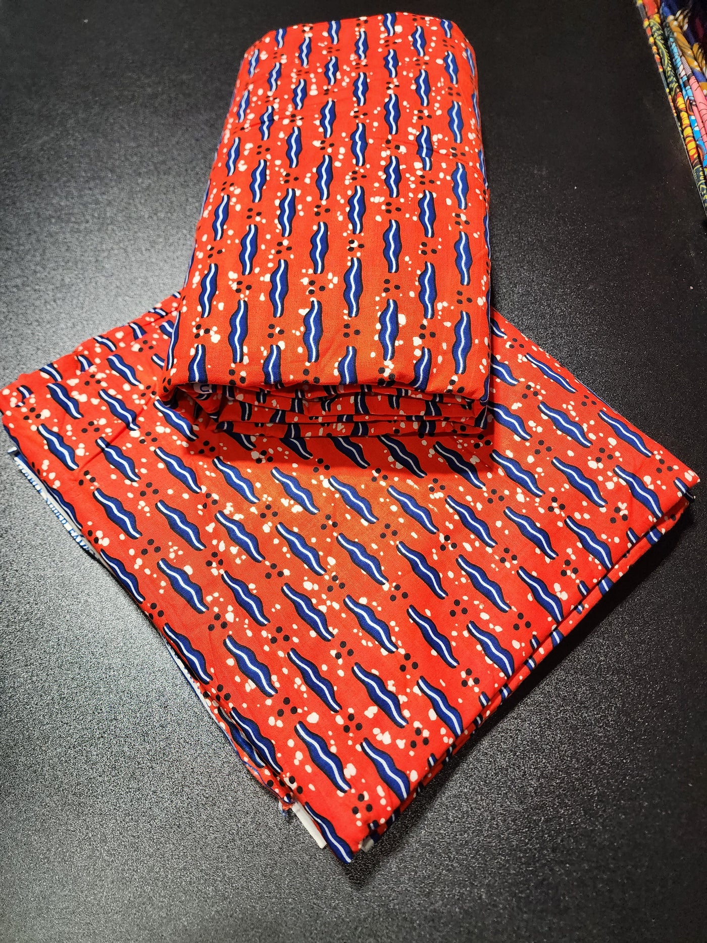 Red Ankara Print Fabric – Afrique Clothing store