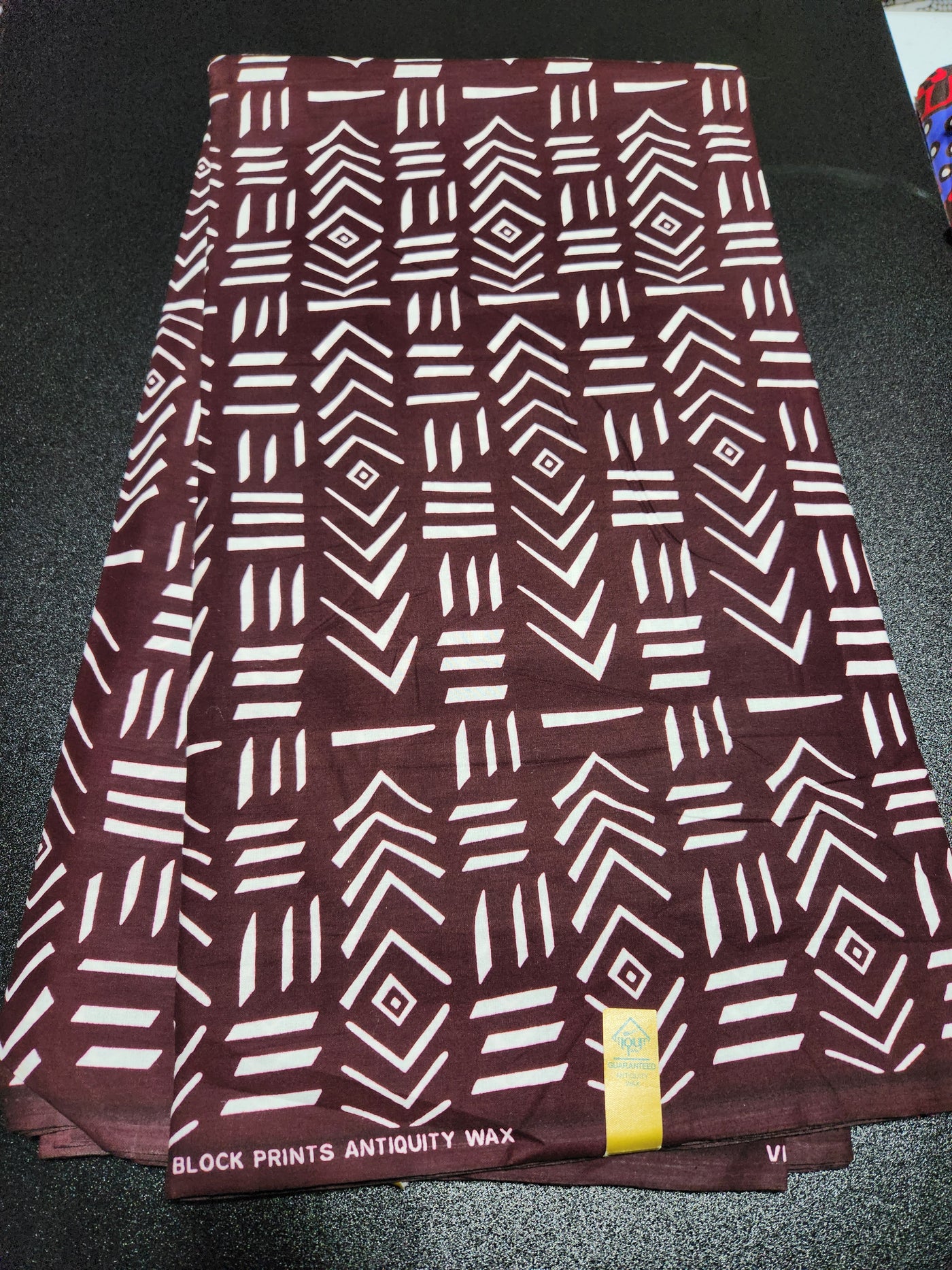 Brown Tribal Ankara Print Fabric, ACS2115