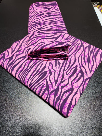 Pink Ankara Print Fabric