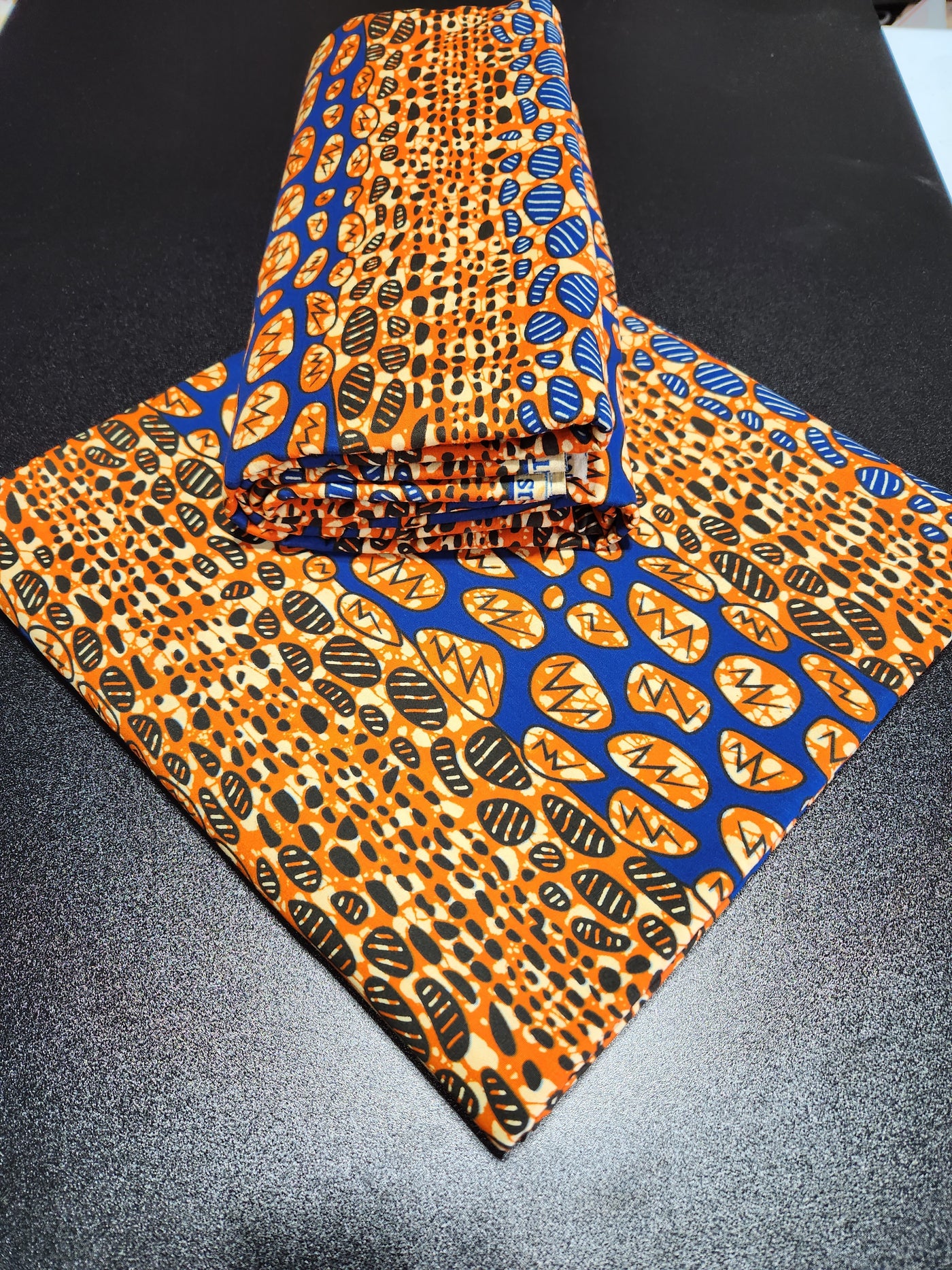 Brown Ankara Print Fabric