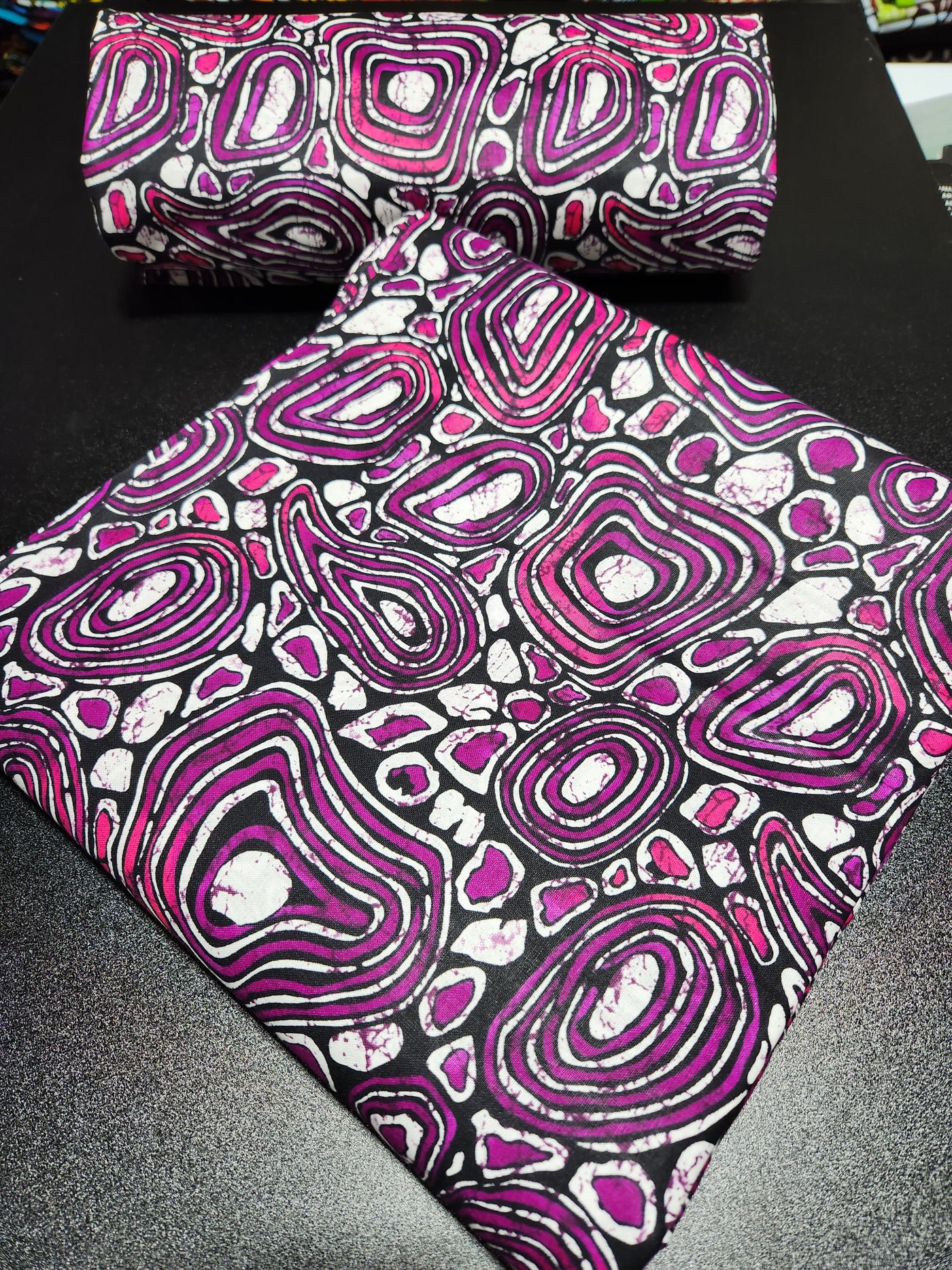 Pink Ankara Print Fabric