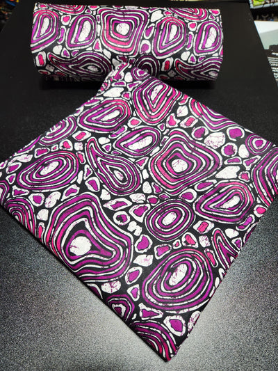 Pink Ankara Print Fabric