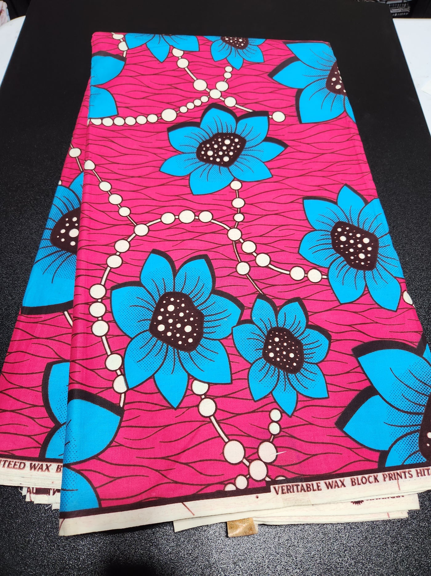 Pink Ankara Print Fabric