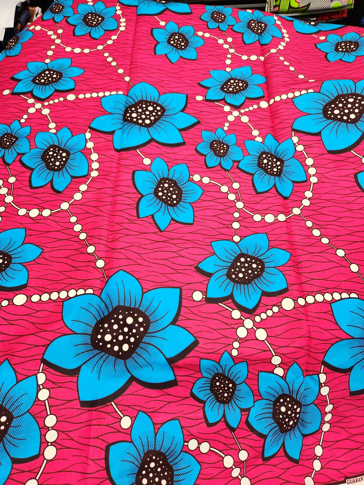 Pink Ankara Print Fabric