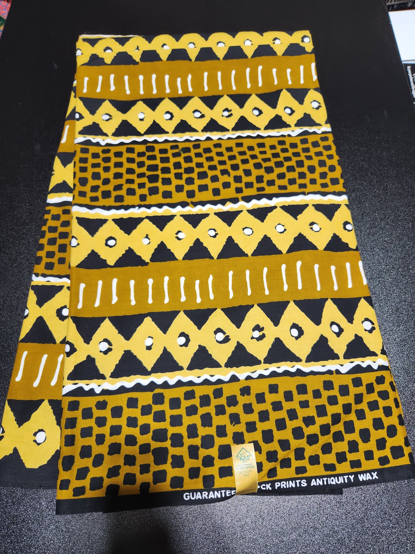 Brown Tribal Ankara Print Fabric