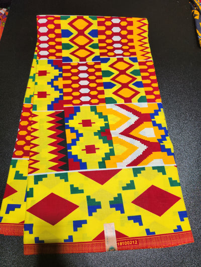 Kente Ankara Print Fabric