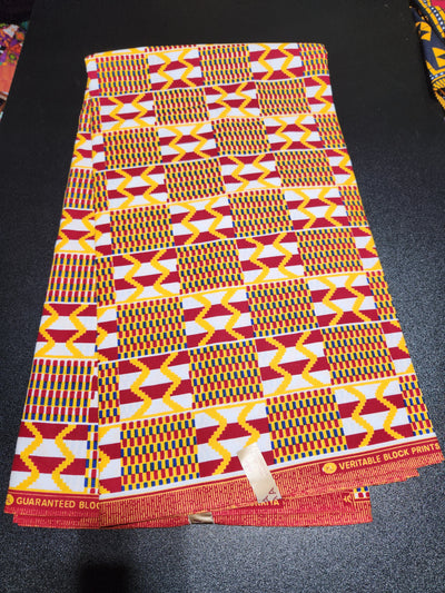 Kente Ankara Print Fabric