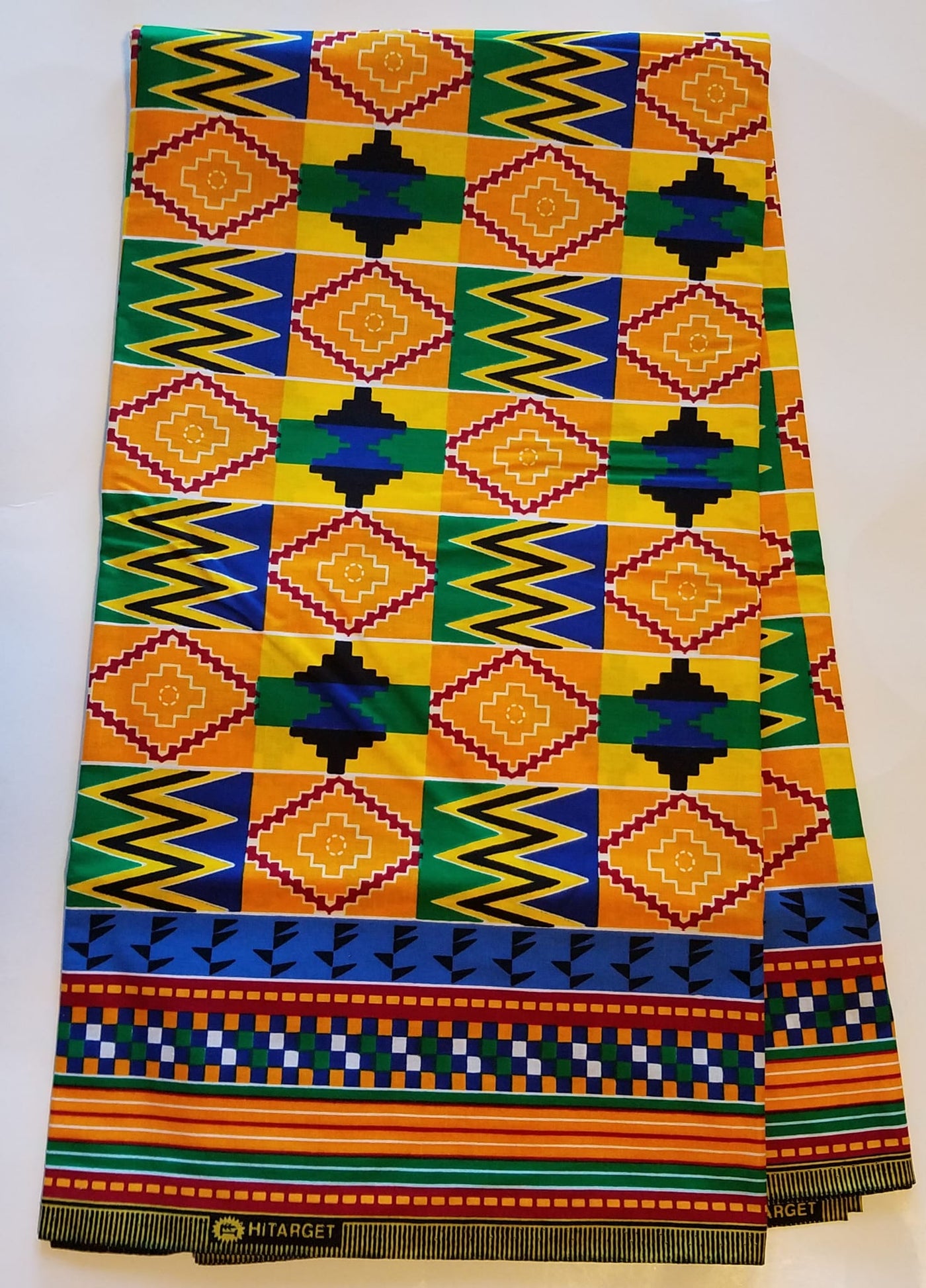 Yellow Kente Ankara Headwrap