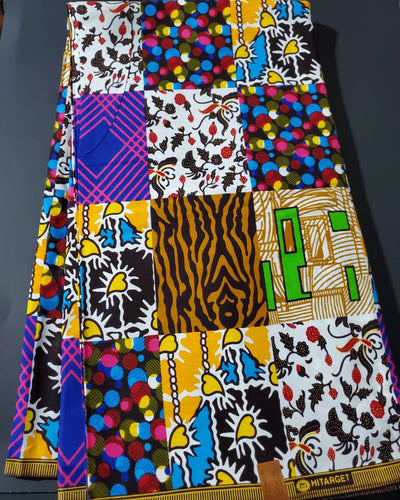 Patchwork African Ankara Fabric