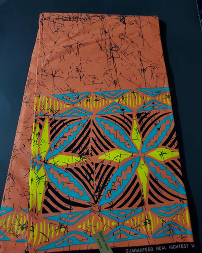 Multicolor Batik African Ankara Fabric