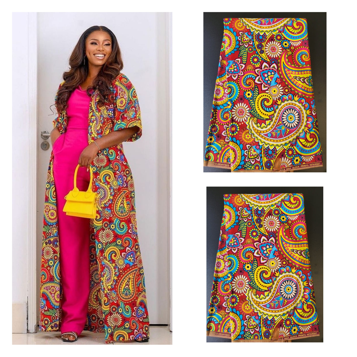 Multicolor African Ankara Tribal Fabric